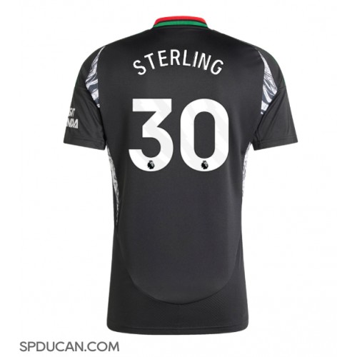 Muški Nogometni Dres Arsenal Raheem Sterling #30 Gostujuci 2024-25 Kratak Rukav